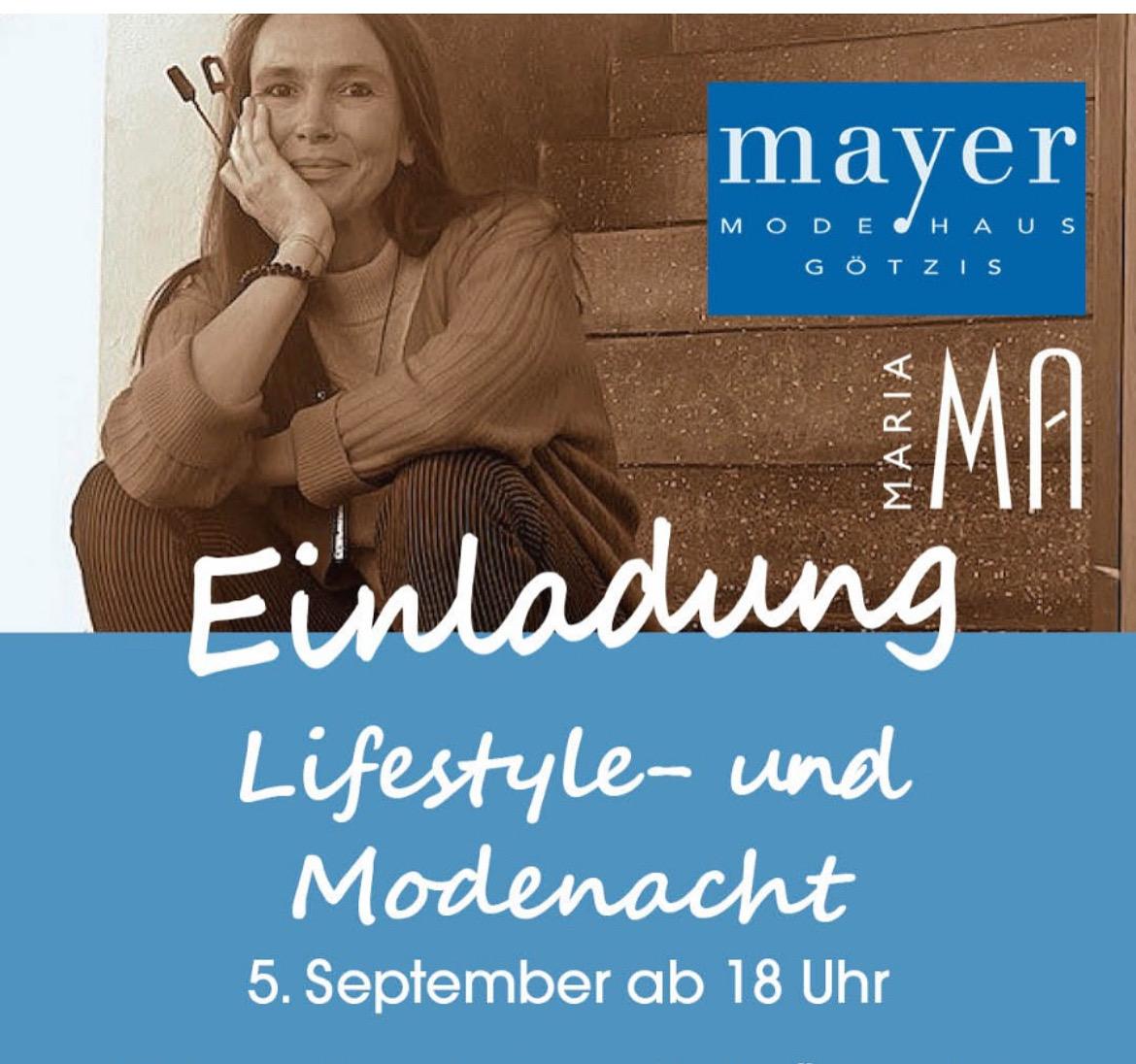 Einladung Lifestyle- und Modenacht am 5. September